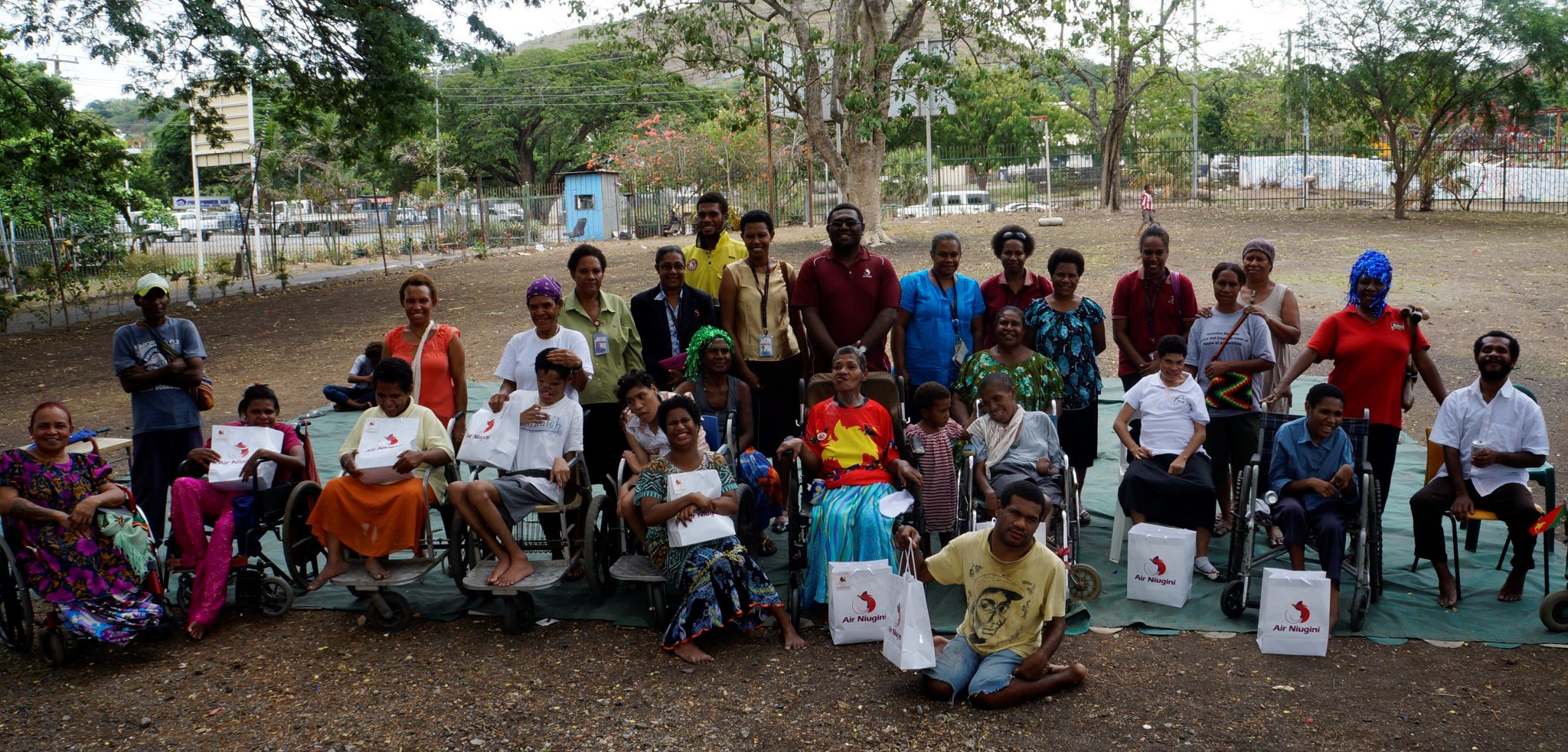 Air Niugini Staff visit Cheshire Home