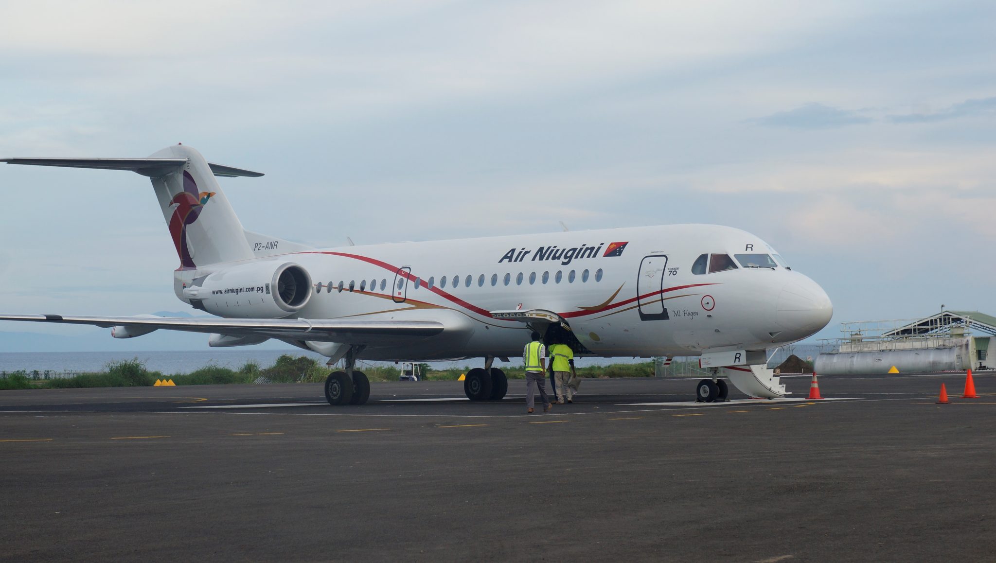 Resumption of Fokker operations to Hoskins Airport