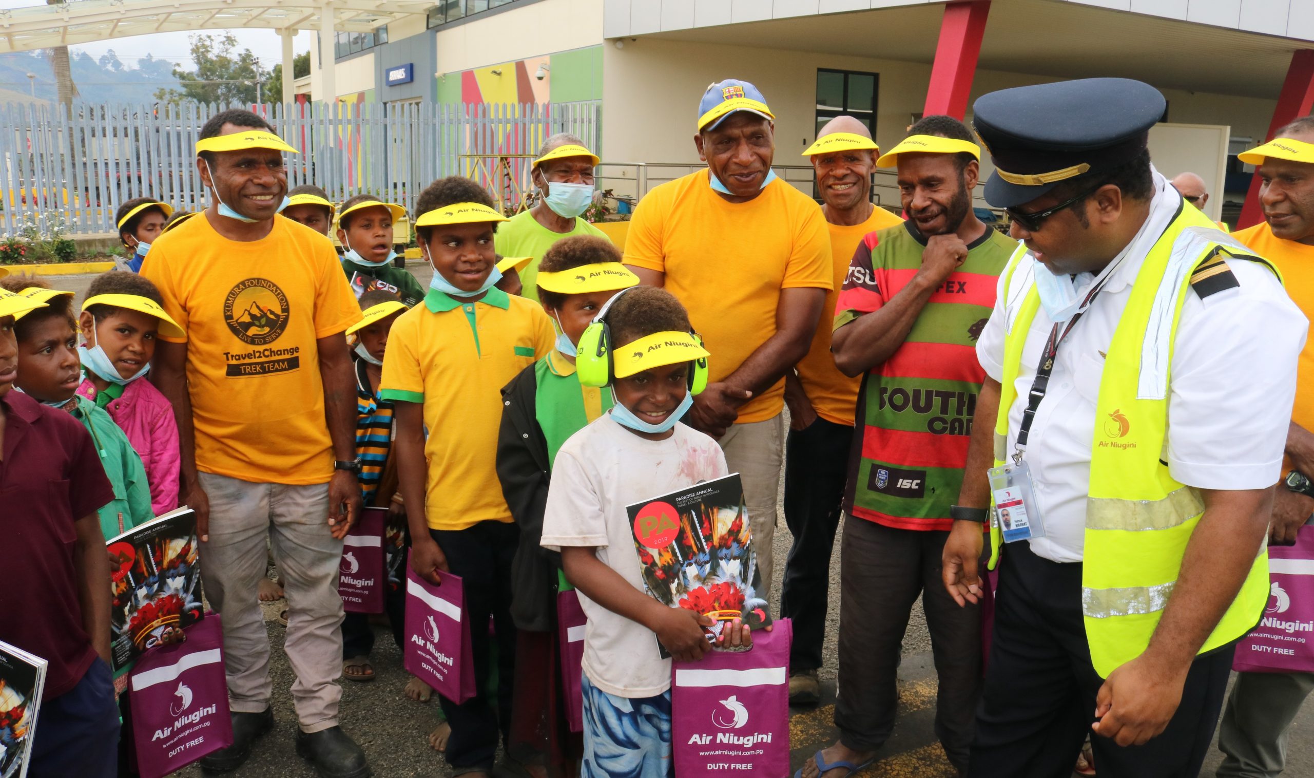 Air Niugini Pilots Inspire 24 Orphan Kids From Remote Bundi